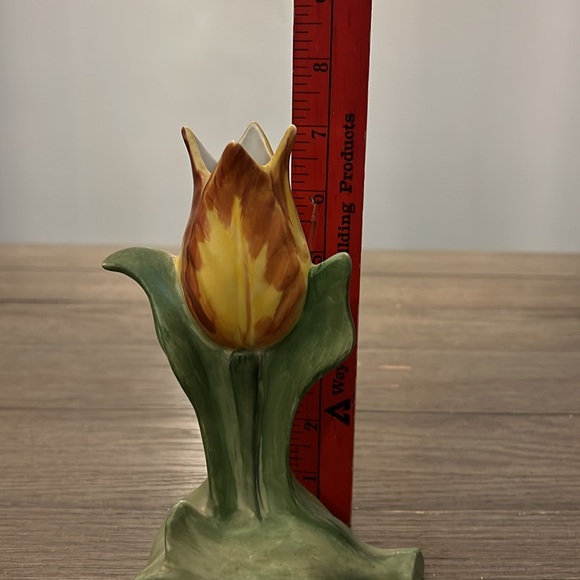 MCM tulip form vase unbranded artist signed - Picture 5 of 8